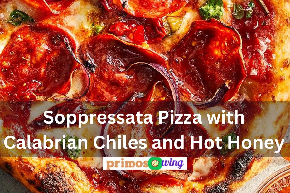 Soppressata Pizza with Calabrian Chiles and Hot Honey