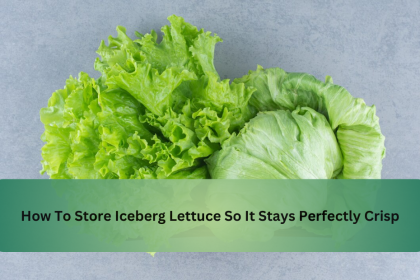 How To Store Iceberg Lettuce So It Stays Perfectly Crisp